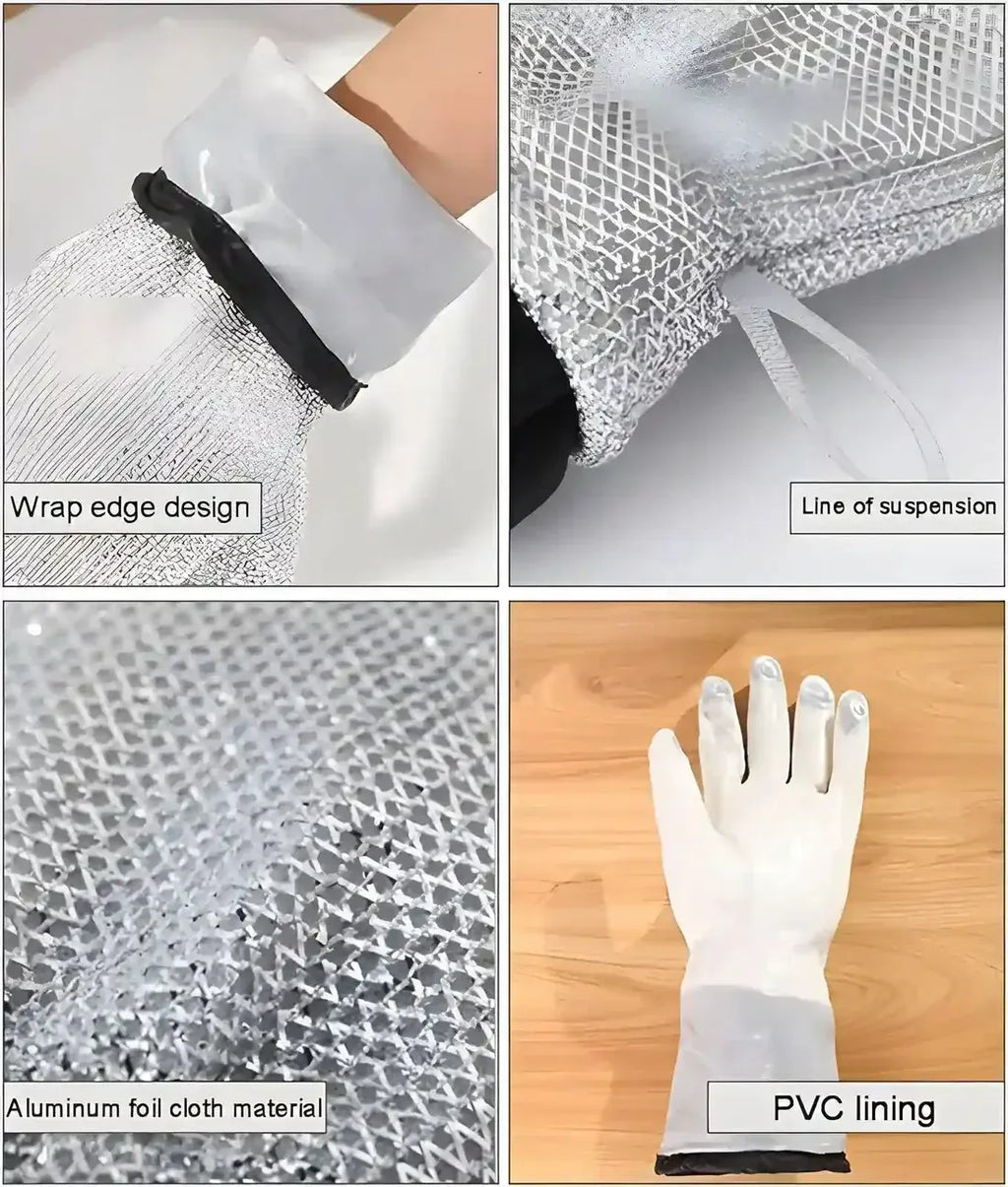 Steel Wire Cleaning Gloves