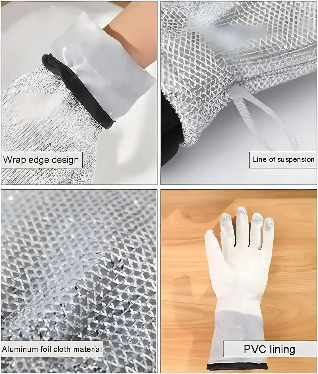 Steel Wire Cleaning Gloves