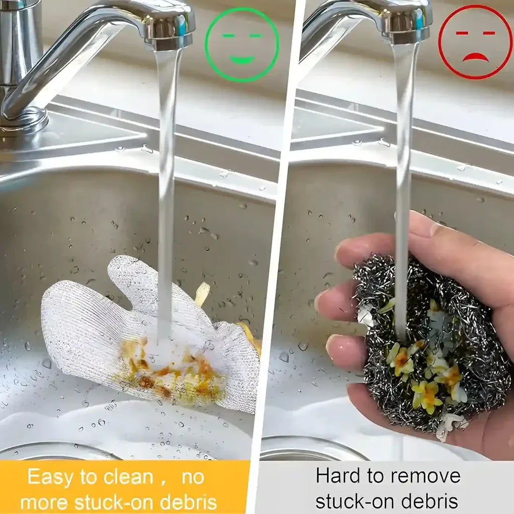 Steel Wire Cleaning Gloves