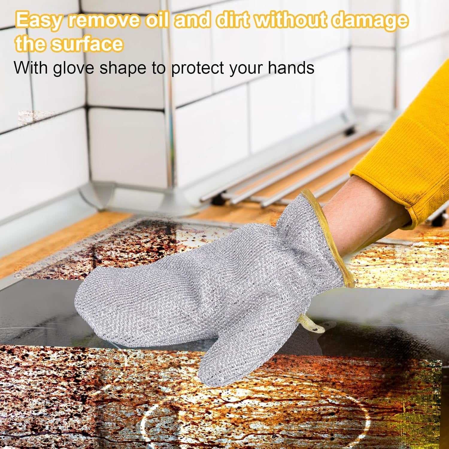 Steel Wire Cleaning Gloves